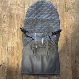 Gray Quilted Stroller Footmuff